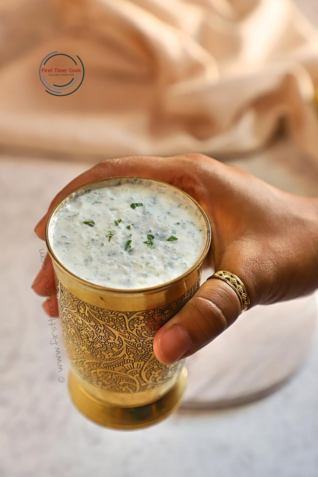 Refreshing Salted Lassi (Namkeen Lassi) - I Knead to Eat