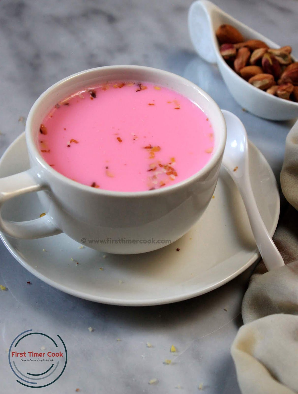 Noon Chai Kashmiri Pink Chai Sheer Chai First Timer Cook