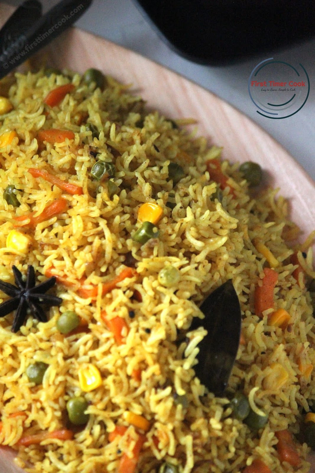 Achari Vegetable Pulao - First Timer Cook