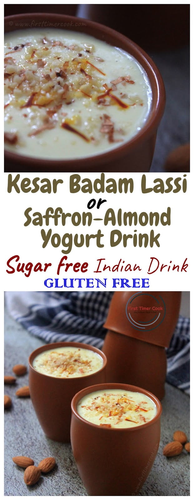 Dry Fruit Lassi  Kesar Badam Pista Lassi - Cooking From Heart