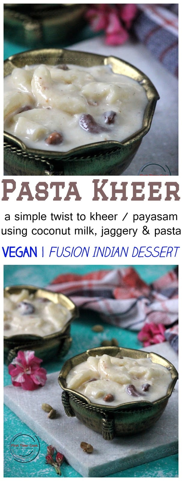 Pasta Kheer | Pasta Payasam | Pasta Pudding - First Timer Cook