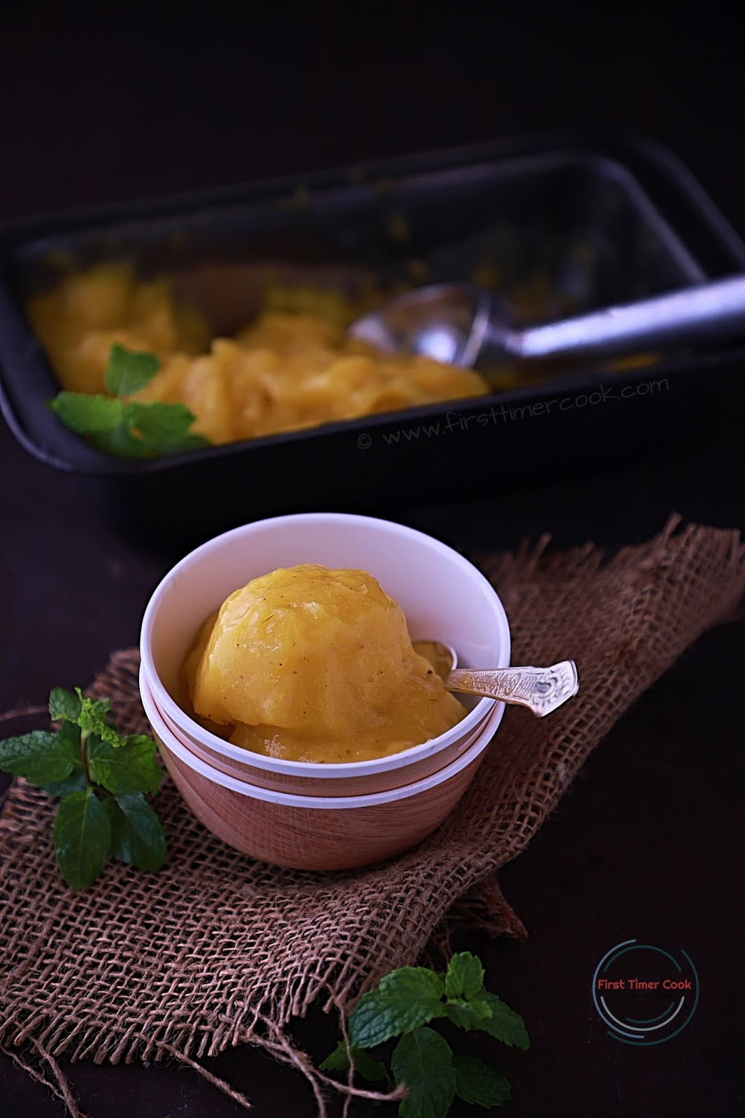 Mango sorbet without ice cream maker hot sale