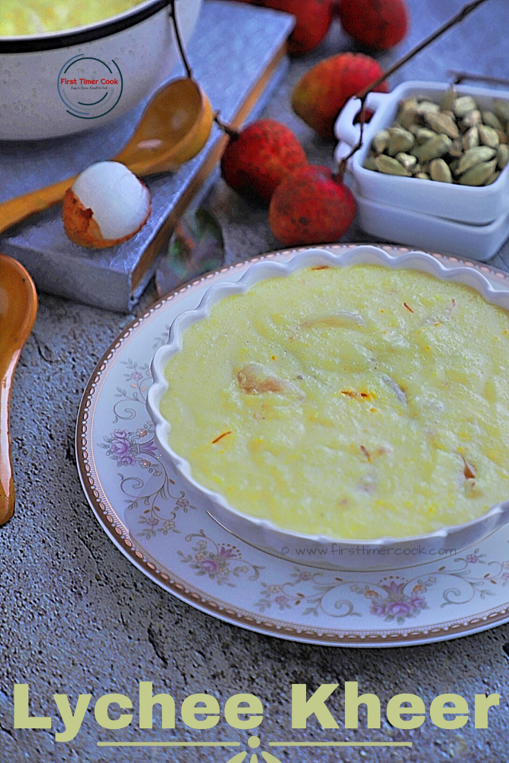 Lychee Kheer | Lychee Payasam