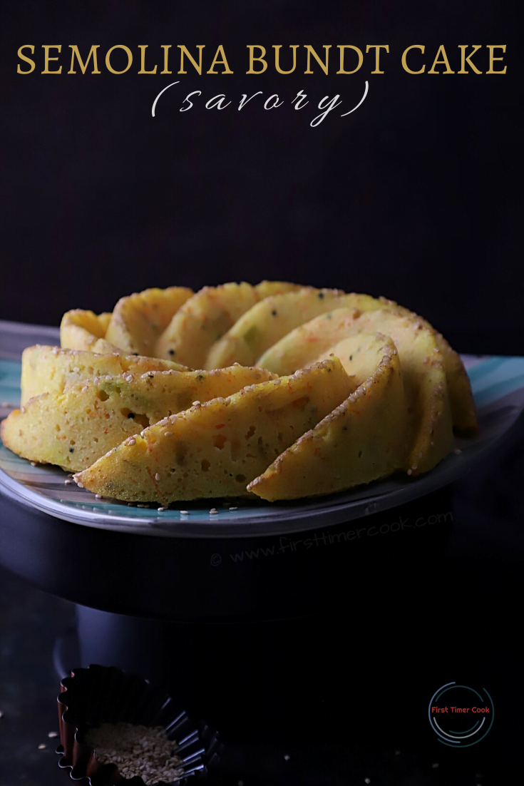 Shab's Cuisine: Savoury Semolina Cake