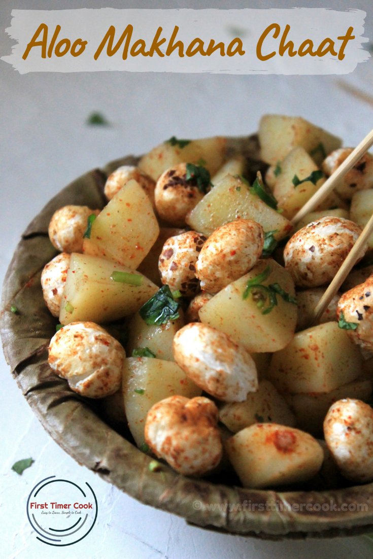 Potato Fox nut Chaat