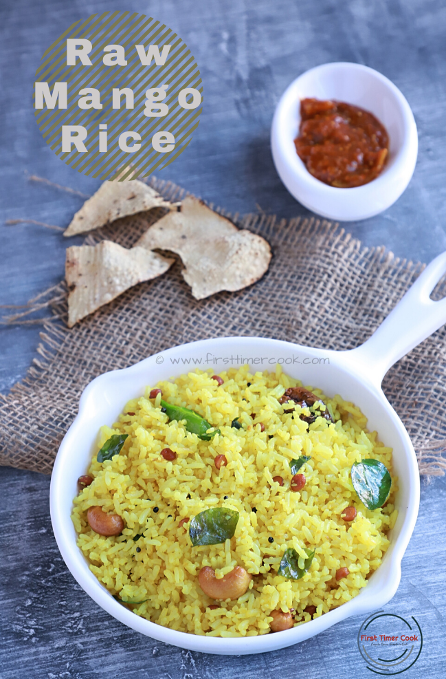 Raw Mango Rice (Vegan & Gluten free)