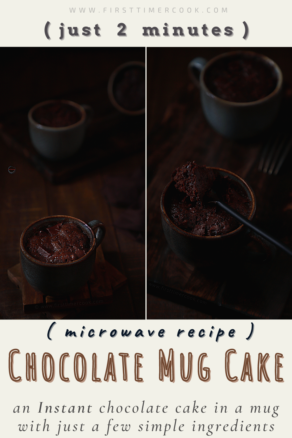 Chocolate Nutella Eggless Mug Cake | 1 Minute Microwave Cake | How Tasty  Channel - YouTube
