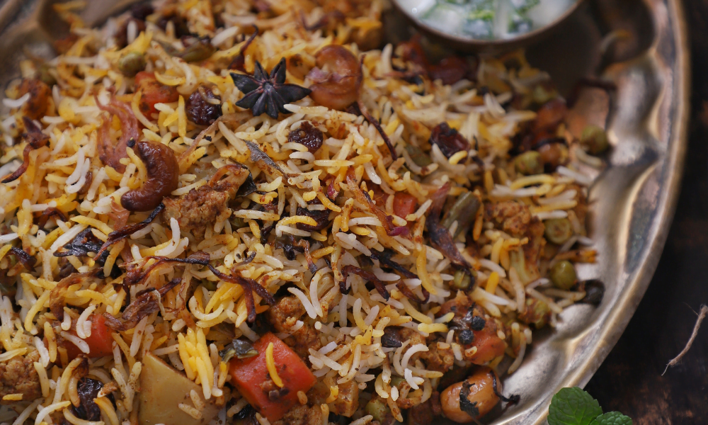 Vegetable Dum Biryani 1